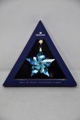 Two boxed as new Swarovski 2021 30th Anniversary ornaments.