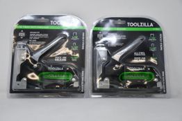 Ten as new Toolzilla 3-in-1 Heavy Duty Staple Guns TZ31PRO.
