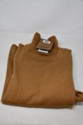 An as new Burberry Beckley zip necked sweater (M - RRP £250).