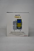Two boxed as new TensCare Sports Tens 2 muscle toning, pain relief and massage units.