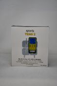 Two boxed as new TensCare Sports Tens 2 muscle toning, pain relief and massage units.