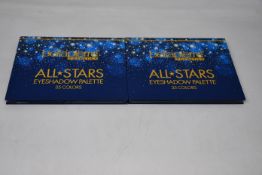 Six boxed as new Bellapierre Cosmetics All Stars Eyeshadow Palettes (35 colours).