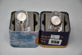 Two ladies as new Fossil Georgia watches ES2830 (RRP £75 each).