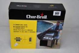 Four boxed as new Oklahoma Joe's Char-Broil 3-4 Burner Grill Covers (140 766).