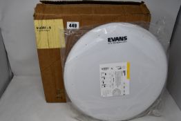 Ten boxed as new Evans B14DRY Genera Dry 14-inch Snare Drum Heads.