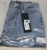 A pair of as new Rokh Pour Femme Pret A Porter jeans (Size 34).