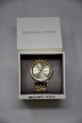 A ladies as new Michael Kors Darci watch in gold (MK3191).