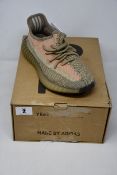 A pair of as new Adidas Yeezy boost 350 V2 (UK 4.5).