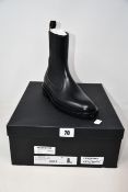 A pair of as new Gil Sander JS36050B flat ankle boots (EU 38).