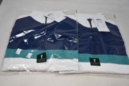 Two as new Golfino Tech 1/2 zip midlayer golf tops (Both UK 38/unisex M - RRP £90 each).