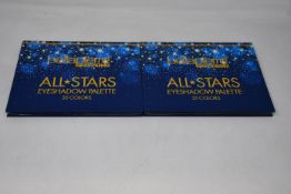 Six boxed as new Bellapierre Cosmetics All Stars Eyeshadow Palettes (35 colours).