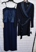 An as new Adrianna Papell knit crepe tuxedo A-line dress (Size 10) and an as new Adrianna Papell