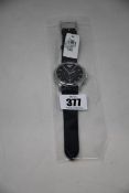 A men's as new Emporio Armani AR0431 classic black watch (No box included).
