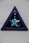 Two boxed as new Swarovski 2021 30th Anniversary ornaments.