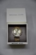 A ladies as new Michael Kors Darci watch in gold (MK3191).