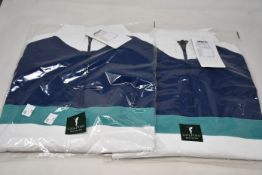Three as new Golfino Tech 1/2 zip midlayer golf tops (Both UK 42/unisex L - RRP £90 each).