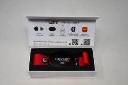 Two boxed as new Myzone MZ-3 Heart Rate Monitors.
