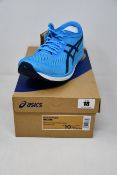 A pair of as new Asics Metaracer trainers (UK 9.5).