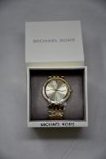 A ladies as new Michael Kors Darci watch in gold (MK3191).