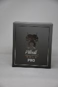 A boxed as new Pitbull Skull Shaver gold pro.