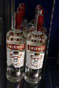 Six Smirnoff No21 Vodka (6 x 1ltr) (Over 18s only).