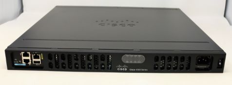 A boxed as new Cisco 4331 Integrated Services Router (P/N: ISR4331/K9) (Box opened,some damage to