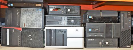 Ten pre-owned computers sold for parts to include Dell, Lenovo, ASUS and HP (All hard drives