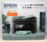 A boxed as new Epson WorkForce WF-2835DWF Colour Inkjet All-In-One Multifunction Printer (P/N: