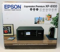 A boxed as new Epson Expression Premium XP-6100 A4 Colour Multifunction Inkjet Printer (P/N: