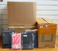 A large quantity of assorted as new tablet/iPad cases.