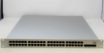 A boxed as new Meraki MS250-48 48-Port Cloud Managed Stackable Gigabit Switch (M/N: MS250-48-HW) (