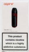 Ten boxed as new Aspire Tigon AIO Pod Vape Kits in Red (Boxes sealed) (Over 18's only).