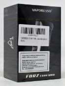 Eight Vaporesso FORZ TX80 Mods in Brick Black (Boxes sealed) (Over 18's only).