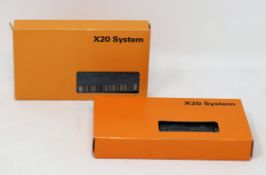 A boxed as new B&R Automation X20 D0 9322 Digital Output Module and a boxed as new B&R Automation