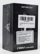 Four Vaporesso FORZ TX80 Mods in Gunmetal Grey (Boxes sealed) (Over 18's only).