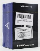 Four Vaporesso FORZ TX80 Mods (2 x Gunmetal Grey, 2 x Steel Blue) (Boxes sealed) (Over 18's only).