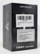 Four Vaporesso FORZ TX80 Mods in Gunmetal Grey (Boxes sealed) (Over 18's only).