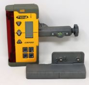 An as new Spectra Precision CR700 Magnetic Staff Mounted Detector Receiver (Box damaged).