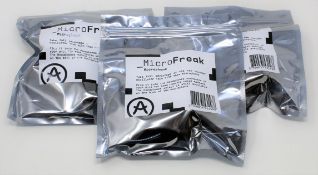 A box of ten as new Arturia 570101 Microfreak Gooseneck Microphones (Box sealed. Microphones