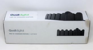 A boxed as new Quail-Digital Pro 10 Q-P10CH Charger Station (Box opened).