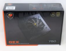 A boxed as new Cougar GEX 750W Modular 80+ Gold PSU (Box sealed).