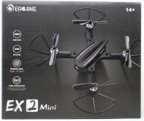 A boxed as new Eachine EX2 Mini Quadcopter Drone (UK plug adaptor required).