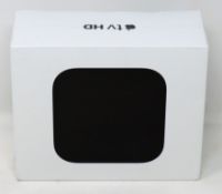 A boxed as new Apple TV HD (4th Generation) 32GB (M/N: MR912B/A A1625) (Box sealed, some damage to
