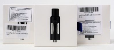 Ten boxed as new Innokin T18II Prism Tanks in Silver (Boxes sealed) (Over 18's only).