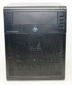 A pre-owned HP ProLiant MicroServer with one HP 500209-161 2GB Memory Module (HDD removed)
