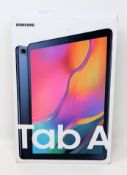 A pre-owned Samsung Galaxy Tab A 10.1 (2019) SM-T510 32GB in Black (box, charging cable and two-