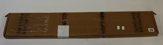 A boxed Kriptonite Krossing shelving unit.