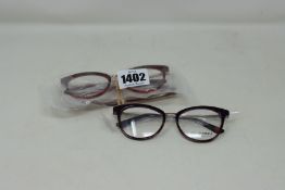 Eight pairs of as new Lulu Guinness L939 glasses frames.