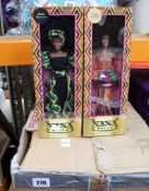 A quantity of boxed as new Nana Dolls - Makeba and Maroon (Approximately 25).