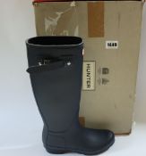 A pair of women's as new Hunter Original Tall boots (UK 5).